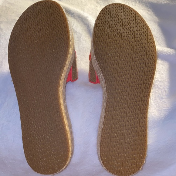 NWOT Michael Kors Sadler Wedge Dahlia Multi size 8 - Picture 7 of 7